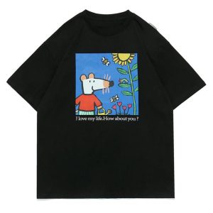 Branded Men Tee Shirt Tshirts Printing Logo Cotton T-shirts Casual Unisex Oversized Plain Luxury Designer Tshirt